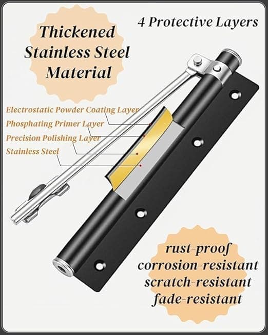 قفل باب اوتوماتيكي من تيككول، قفل باب شديد التحمل قابل للتعديل